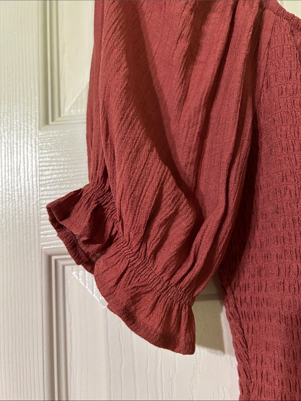 Feminine Smocked Top - Picture 5 of 8